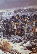 Richard Caton Woodville Poniatowski-s load appointment at Leipzig oil painting